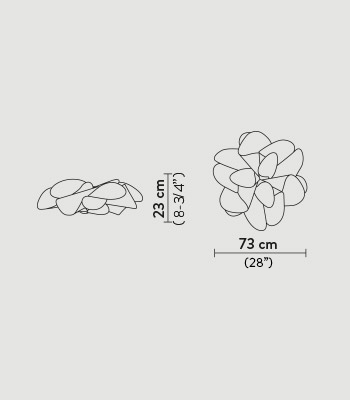 LA BELLE ETOILE φωτιστικό οροφής - τοίχου