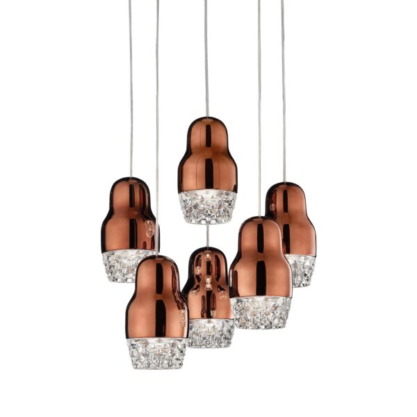 FEDORA 6 κρεμαστό φωτιστικό