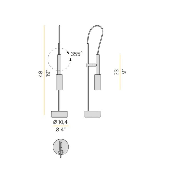 TUBINO PLUS επιτραπέζιο φωτιστικό
