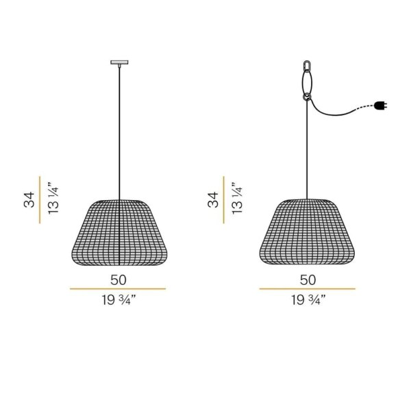 RALPH 50 κρεμαστό φωτιστικό