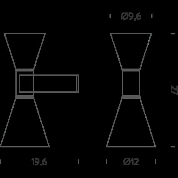 APPLIQUE DE MARSEILLE MINI φωτιστικό τοίχου
