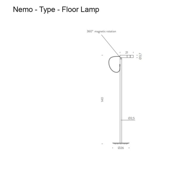 TYPE φωτιστικό δαπέδου
