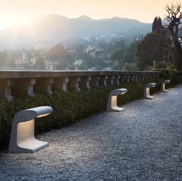 BORNE BÉTON GRANDE φωτιστικό δαπέδου - εξωτερικού χώρου