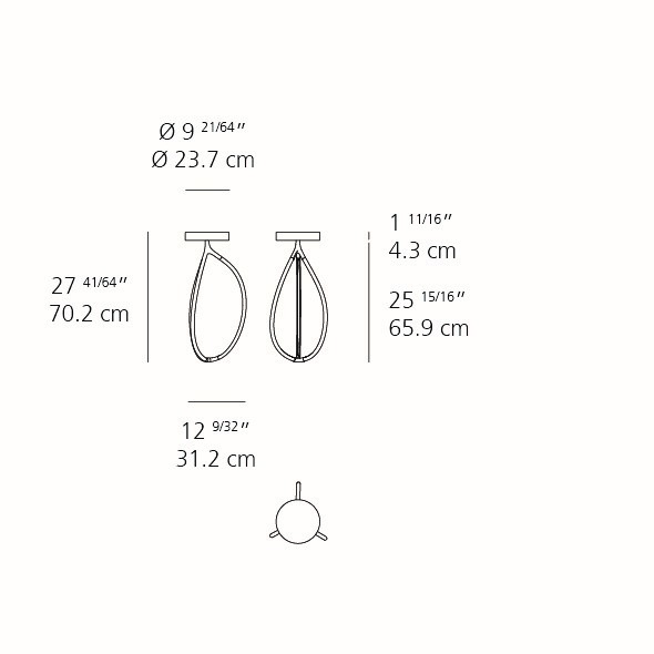 ARRIVAL 70 φωτιστικό οροφής