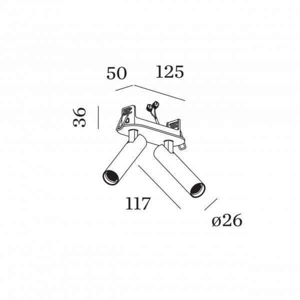 MATCH 2.0 διπλό χωνευτό spot