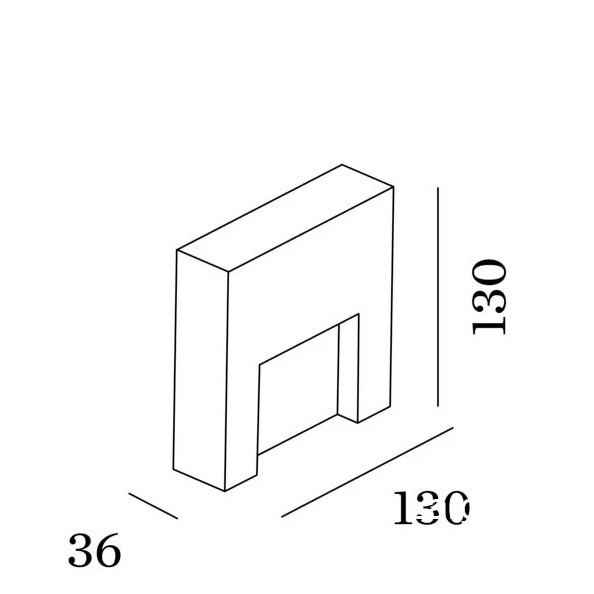 RETO 1.3 φωτιστικό τοίχου