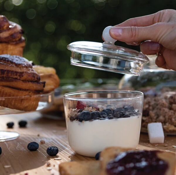 BILIA δοχείο με χερούλια & καπάκι