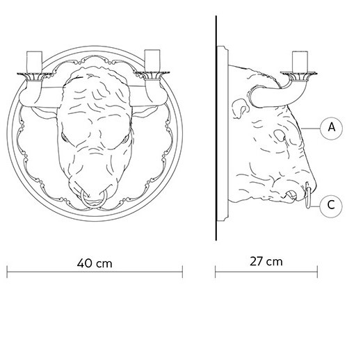 CORRADO φωτιστικό τοίχου