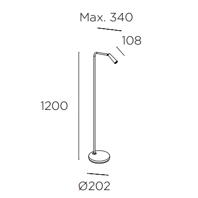 GAMMA φωτιστικό δαπέδου