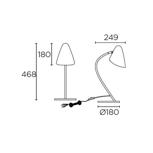 Organic φωτιστικό επιτραπέζιο