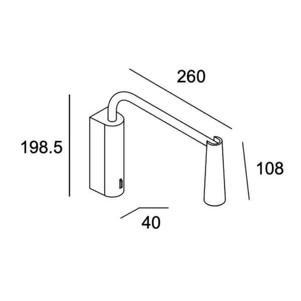 GAMMA  EXTEND φωτιστικό τοίχου