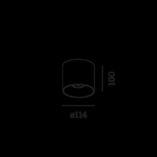 RAY 1.0 φωτιστικό οροφής