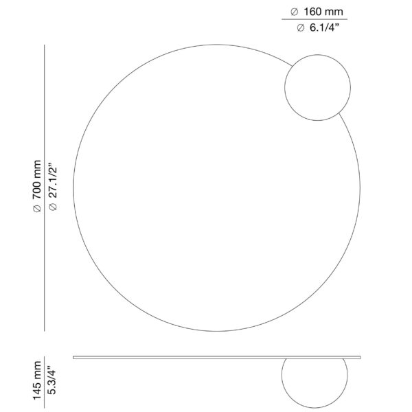 CIRC καθρέφτης με φως