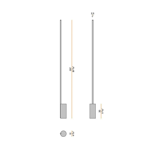 HILOW LINE φωτιστικό δαπέδου
