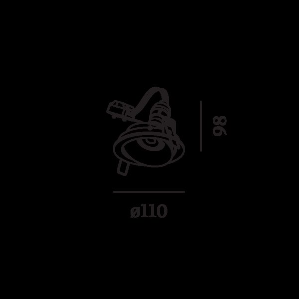 RONY 1.0 PAR16 χωνευτό spot