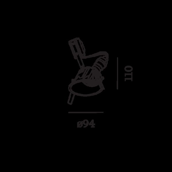 DEEP ASYMMETRICAL PAR16 χωνευτό spot