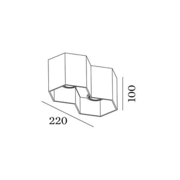 HEXO 2.0 PAR16 φωτιστικό οροφής