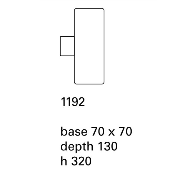HANS φωτιστικό τοίχου διπλής κατεύθυνσης