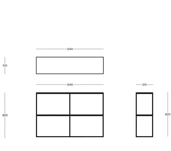 SLIM IRONY μπουφές