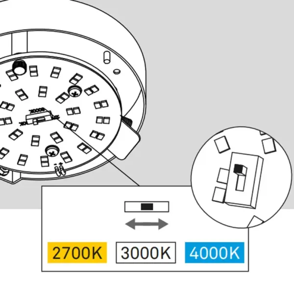 SPARK SINGLE Ø240cm φωτιστικό οροφής - τοίχου