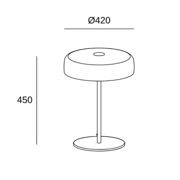LEVELS 1 D42 επιτραπέζιο φωτιστικό