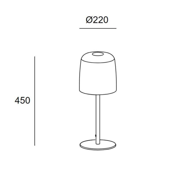 LEVELS 1 D22 επιτραπέζιο φωτιστικό