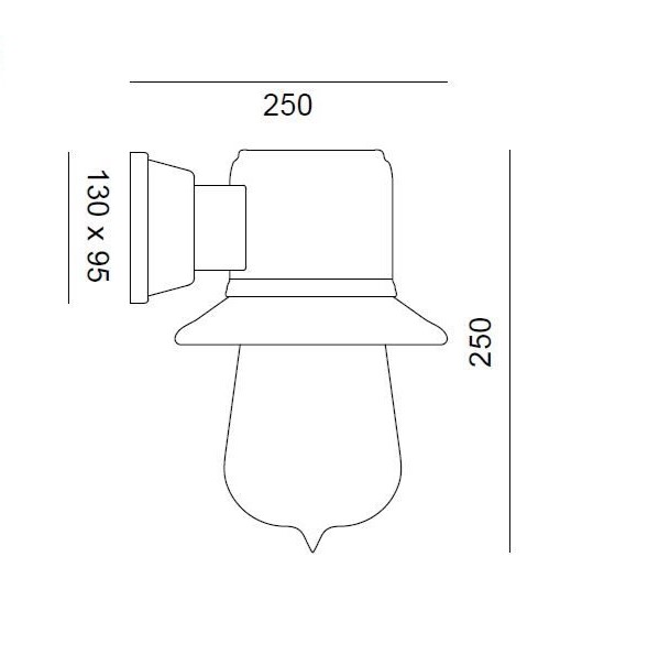 NOVECENTO φωτιστικό τοίχου