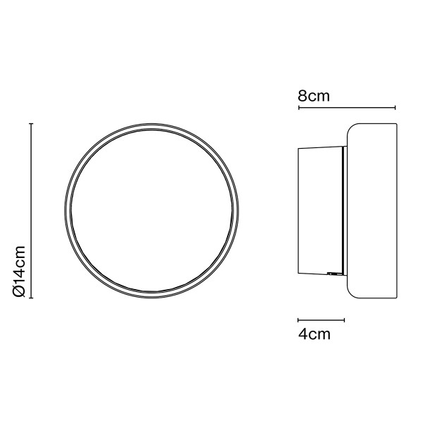 ROC φωτιστικό τοίχου