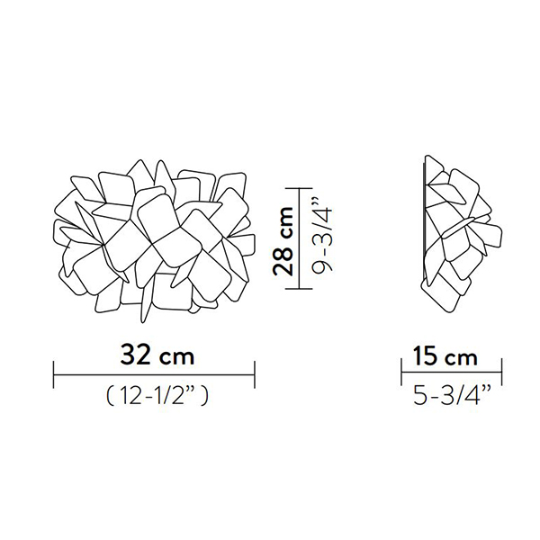 CLIZIA '' MAMA non MAMA'' φωτιστικό τοίχου