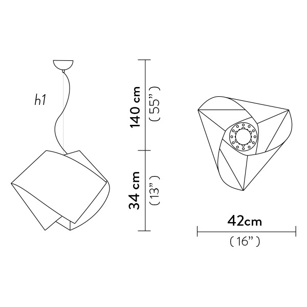 GEMMY κρεμαστό φωτιστικό