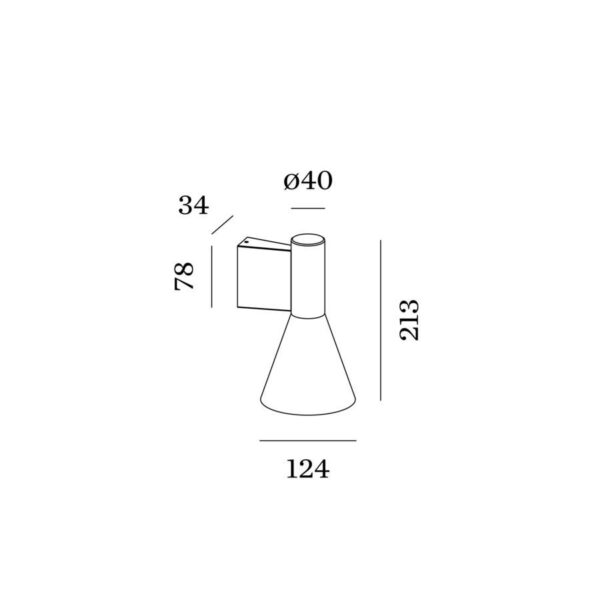ODREY 1.4 φωτιστικό τοίχου