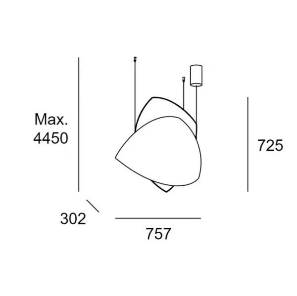 VOILES κρεμαστό φωτιστικό
