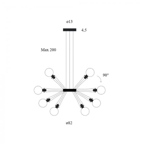 MATRIX OTTO κρεμαστό φωτιστικό