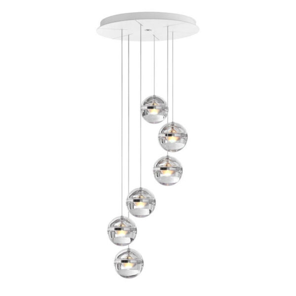 LIMBUS CHANDELIER ME ΑΜΜΟΒΟΛΗΜΕΝΟ ΚΡΥΣΤΑΛΛΟ κρεμαστό φωτιστικό
