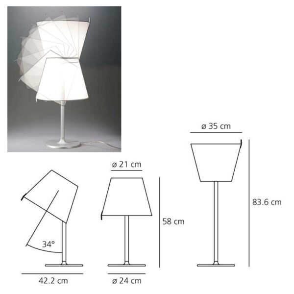 471_8 MELAMPO επιτραπέζιο φωτιστικό