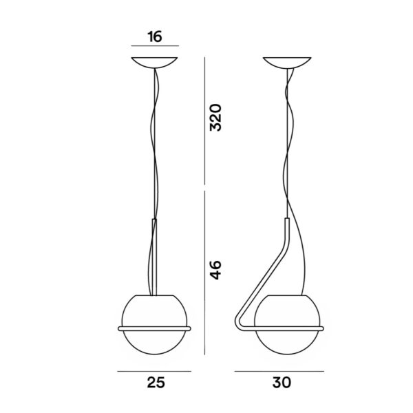 TONDA κρεμαστό φωτιστικό