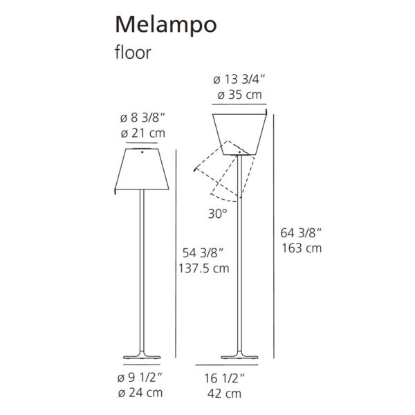 MELAMPO φωτιστικό δαπέδου