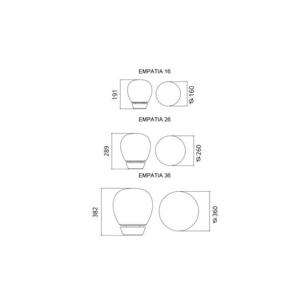 489_7 EMPATIA επιτραπέζιο φωτιστικό