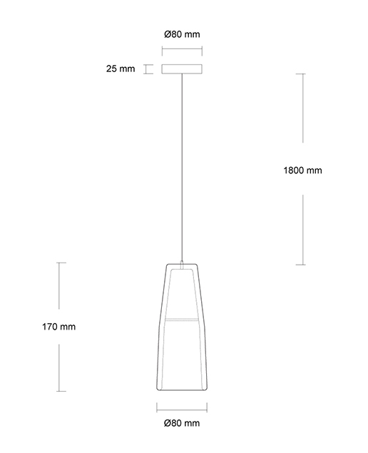 PHARI κρεμαστό φωτιστικό
