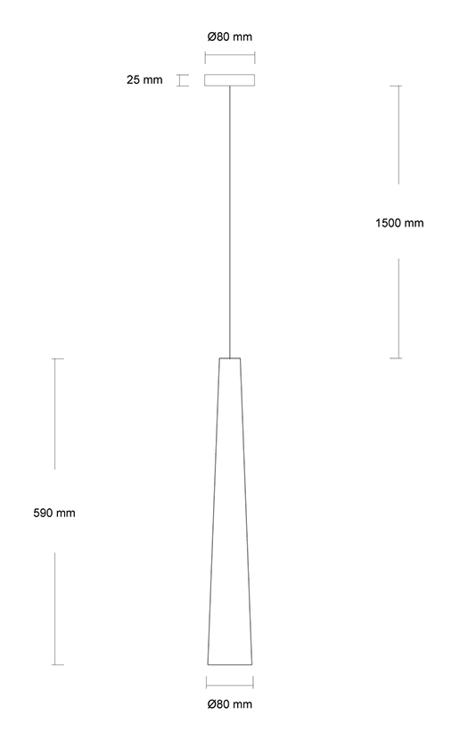 IGNIS NOX κρεμαστό φωτιστικό