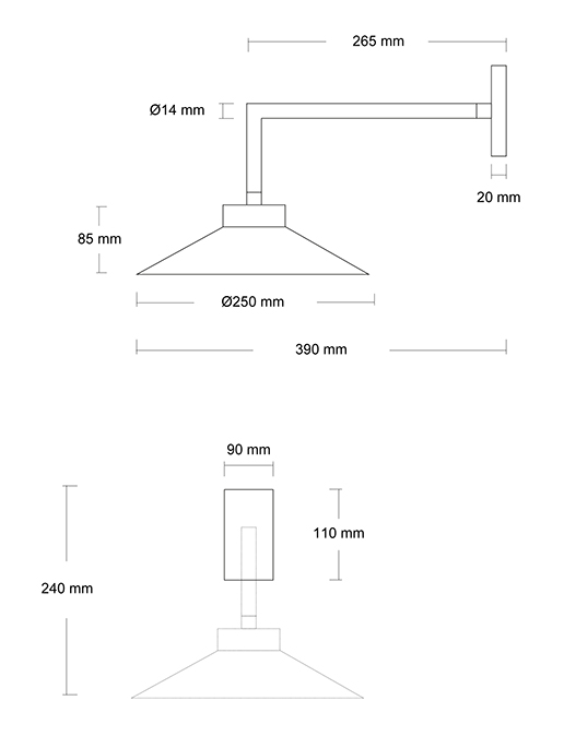 STRADA φωτιστικό τοίχου