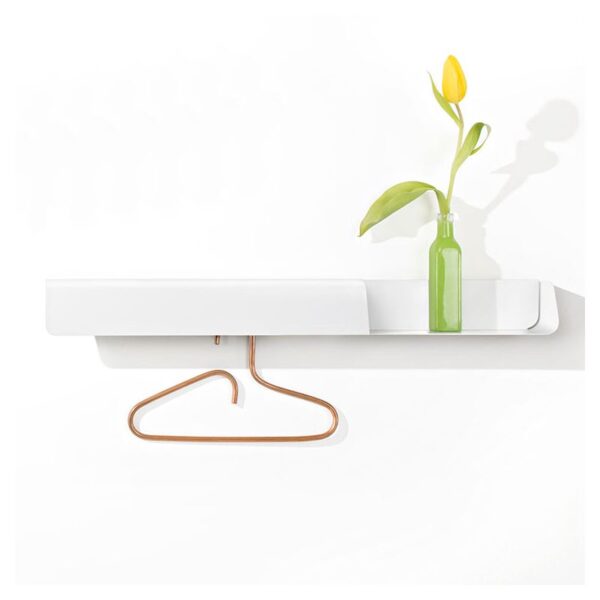 DOCK κρεμάστρα τοίχου με ράφι