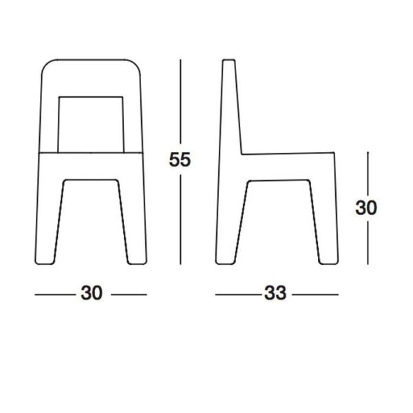 SEGGIOLINA POP παιδική καρέκλα - συσκευασία 4 τεμαχίων