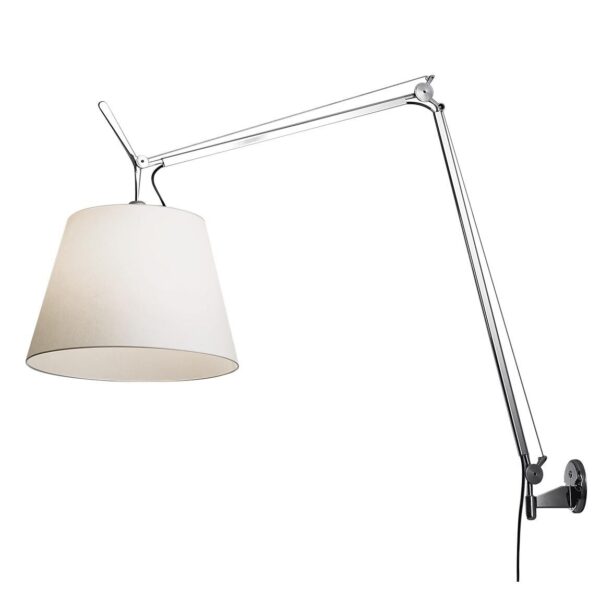 TOLOMEO MEGA φωτιστικό τοίχου με διαχύτη από χαρτί με dimmer