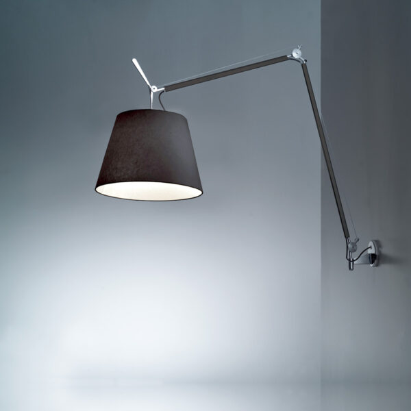 5845-17ad0dd780cd49bdbc02ac2c3f914eb0 TOLOMEO MEGA φωτιστικό τοίχου με διαχύτη από μαύρο ύφασμα με dimmer
