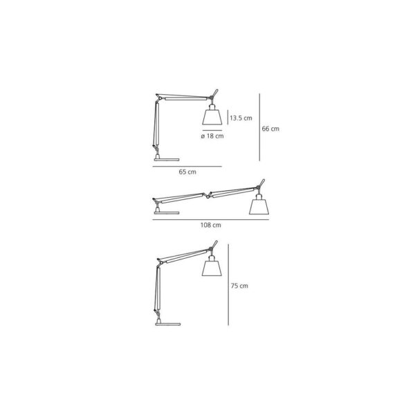 TOLOMEO BASCULANTE  φωτιστικό επιτραπέζιο