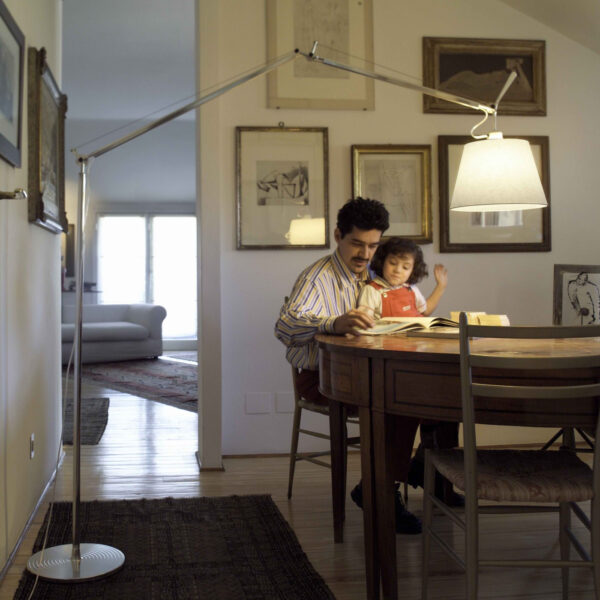 TOLOMEO MEGA φωτιστικό δαπέδου - διαχύτης από περγαμηνή