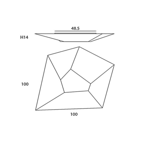 HALLEY φωτιστικό οροφής - τοίχου