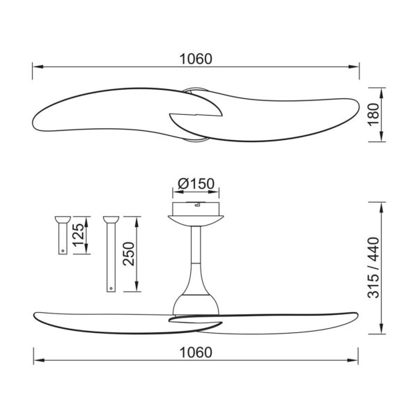 IPANEMA II ανεμιστήρας