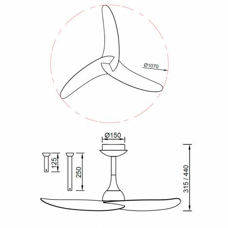 IPANEMA III ανεμιστήρας